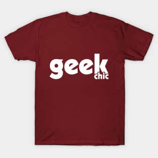 Geek Chic - Nerdy Typography T-Shirt